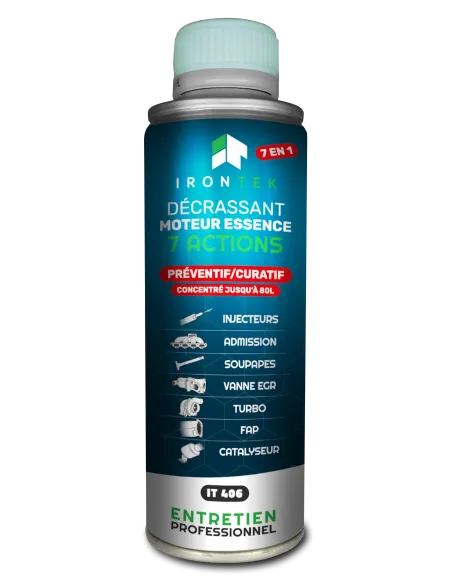 IT406 - DÉCRASSANT MOTEUR ESSENCE 7 ACTIONS