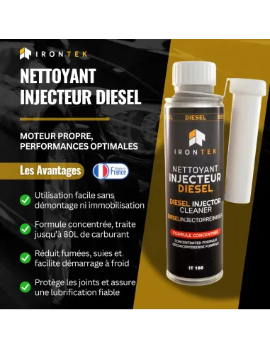 IT100 - NETTOYANT INJECTEUR DIESEL - 300 ML