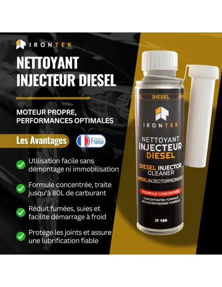 IT100 - NETTOYANT INJECTEUR DIESEL - 300 ML