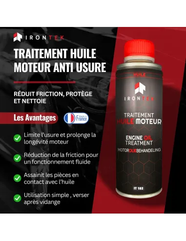 IT102 - TRAITEMENT HUILE MOTEUR - 300ML