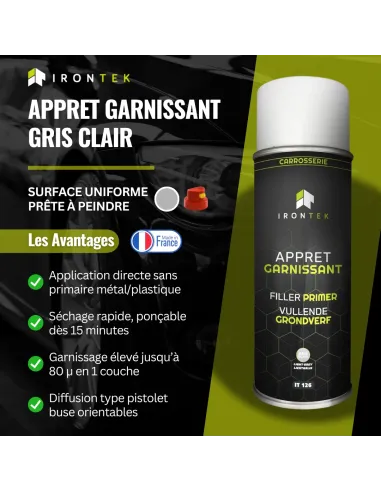 IT126 - APPRET GARNISSANT - GRIS CLAIR