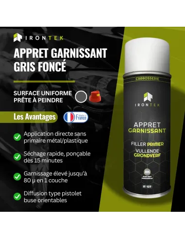 IT127 - APPRET GARNISSANT - GRIS FONCÉ