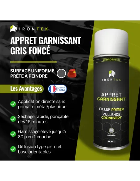 IT127 - APPRET GARNISSANT - GRIS FONCÉ