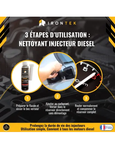 IT100 - NETTOYANT INJECTEUR DIESEL - 300 ML