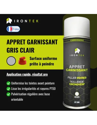 IT126 - APPRET GARNISSANT - GRIS CLAIR