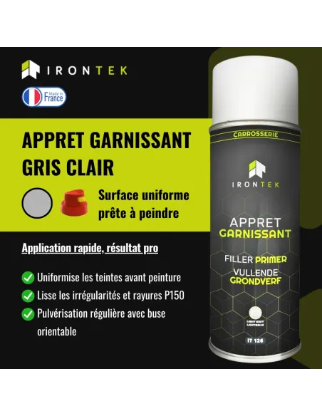 IT126 - APPRET GARNISSANT - GRIS CLAIR