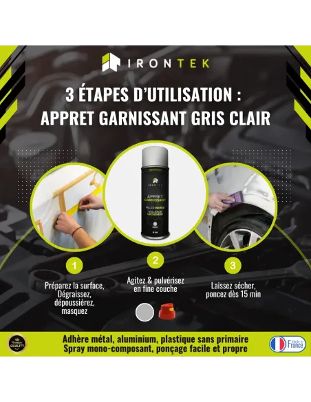 IT126 - APPRET GARNISSANT - GRIS CLAIR