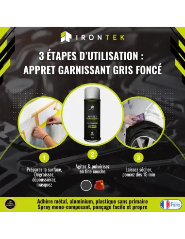 IT127 - APPRET GARNISSANT - GRIS FONCÉ
