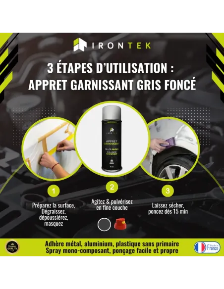IT127 - APPRET GARNISSANT - GRIS FONCÉ