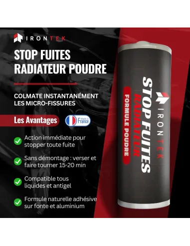 IT289 - STOP FUITE RADIATEUR - FORMULE POUDRE