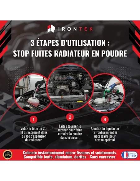 IT289 - STOP FUITE RADIATEUR - FORMULE POUDRE