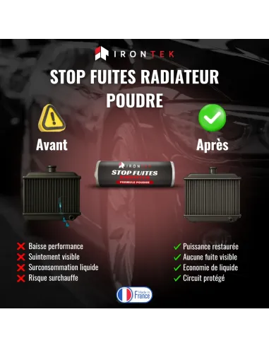 IT289 - STOP FUITE RADIATEUR - FORMULE POUDRE