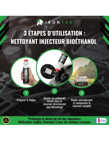 IT330 - NETTOYANT INJECTEUR BIOÉTHANOL - 250ML