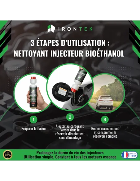IT330 - NETTOYANT INJECTEUR BIOÉTHANOL - 250ML