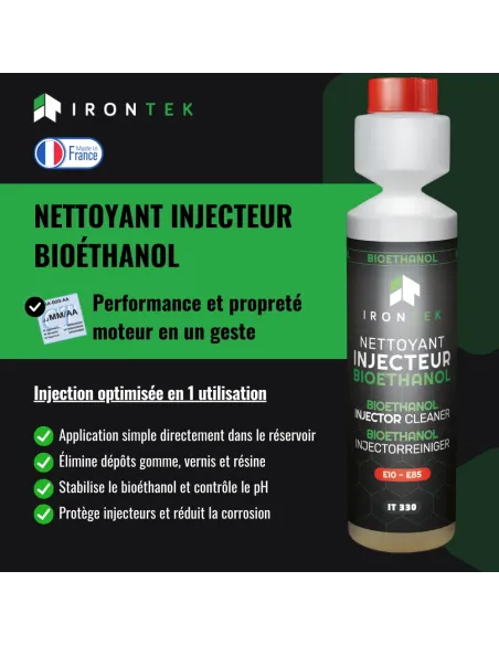 IT330 - NETTOYANT INJECTEUR BIOÉTHANOL - 250ML