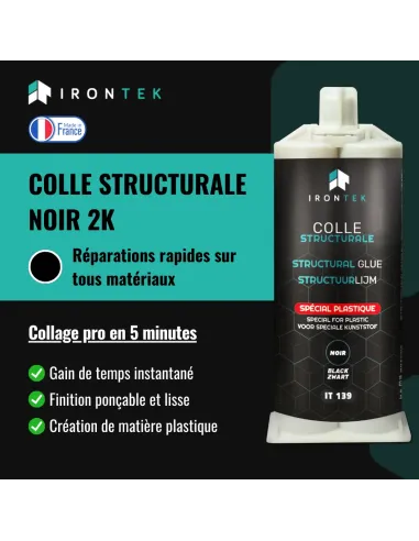 IT139 - COLLE STRUCTURALE - 5 MIN - NOIR