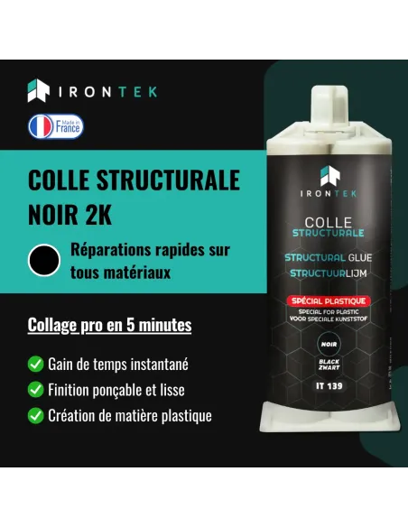 IT139 - COLLE STRUCTURALE - 5 MIN - NOIR