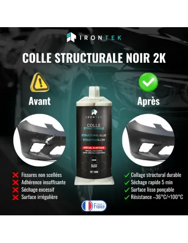 IT139 - COLLE STRUCTURALE - 5 MIN - NOIR