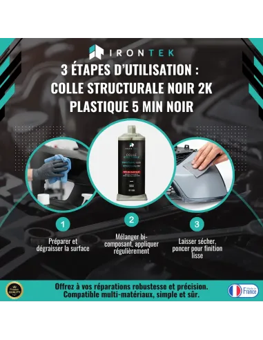 IT139 - COLLE STRUCTURALE - 5 MIN - NOIR