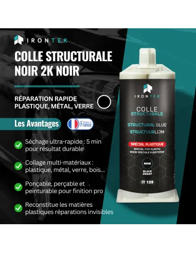 IT139 - COLLE STRUCTURALE - 5 MIN - NOIR
