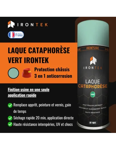 IT191 - LAQUE CATAPHORÈSE - VERT