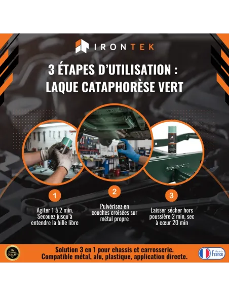 IT191 - LAQUE CATAPHORÈSE - VERT