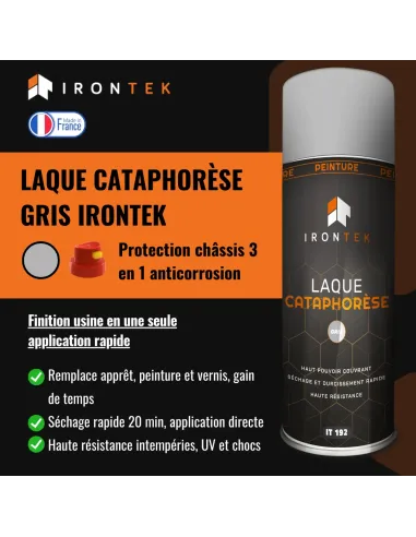 IT192 - LAQUE CATAPHORÈSE - GRIS