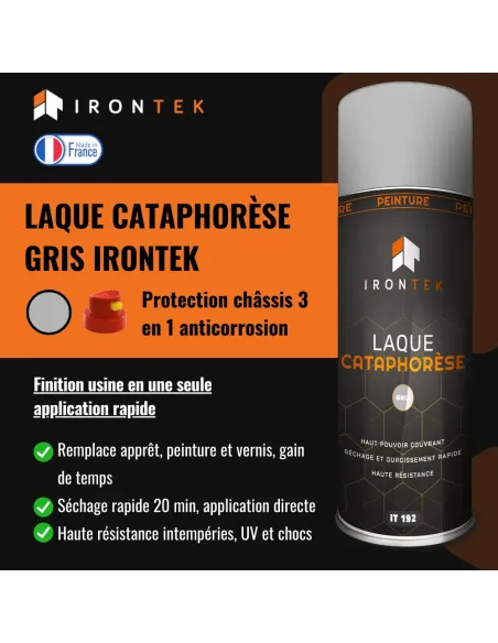 IT192 - LAQUE CATAPHORÈSE - GRIS