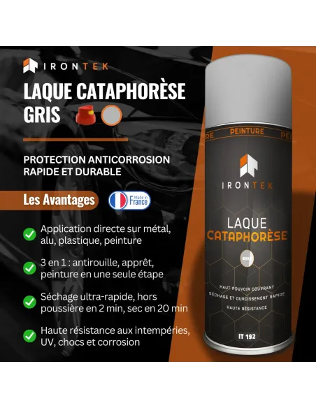 IT192 - LAQUE CATAPHORÈSE - GRIS
