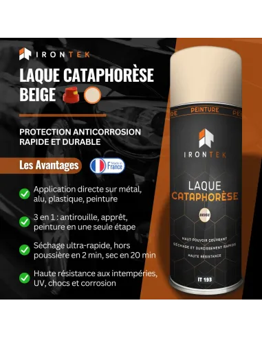 IT193 - LAQUE CATAPHORÈSE - BEIGE