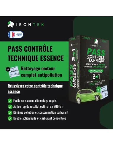 IT206 - PASS CONTRÔLE TECHNIQUE ESSENCE