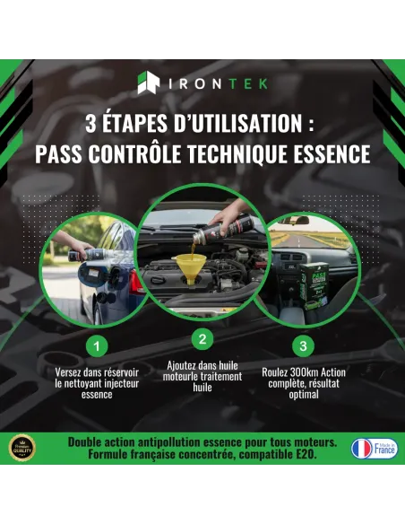 IT206 - PASS CONTRÔLE TECHNIQUE ESSENCE