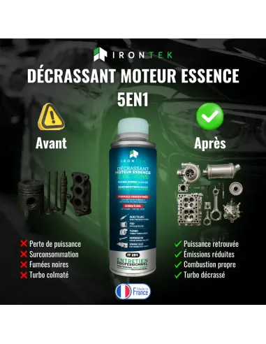 IT291 - DÉCRASSANT MOTEUR ESSENCE 5 ACTIONS