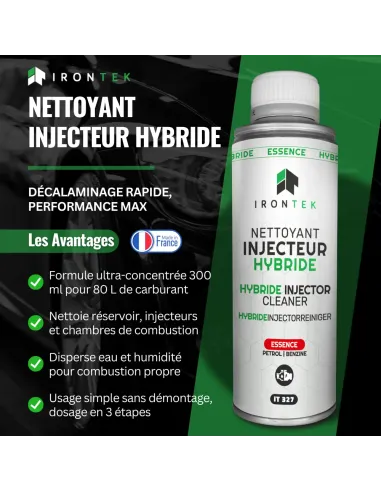 IT327 - NETTOYANT INJECTEUR HYBRIDE - 300ML