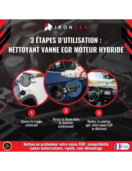 IT329 - NETTOYANT VANNE EGR & CATALYSEUR HYBRIDE