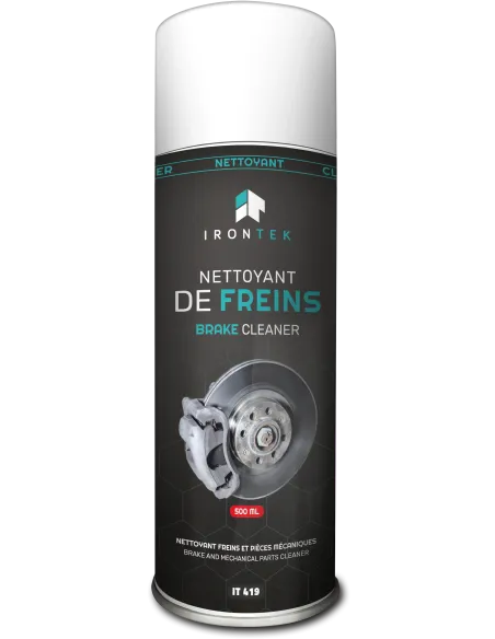 Vue de face du Nettoyant de Freins IRONTEK IT419
