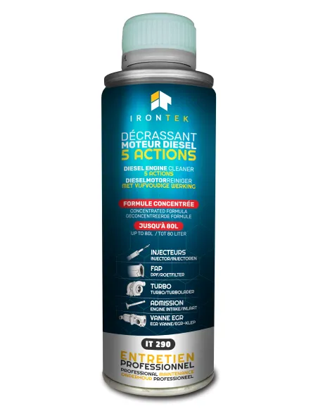 IT290 - DÉCRASSANT MOTEUR DIESEL 5 ACTIONS