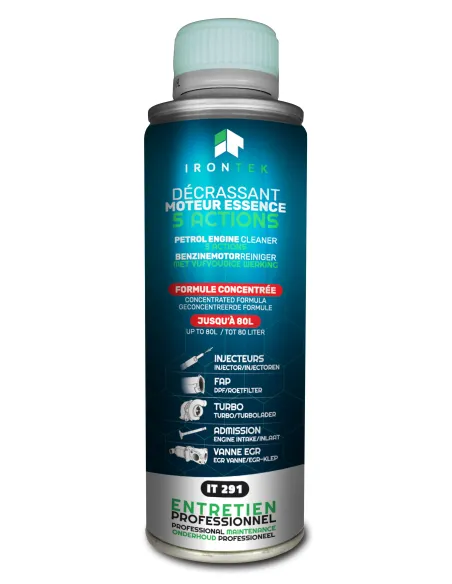 IT291 - DÉCRASSANT MOTEUR ESSENCE 5 ACTIONS