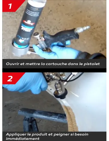 IT121 - MASTIC PULVÉRISABLE - GRIS