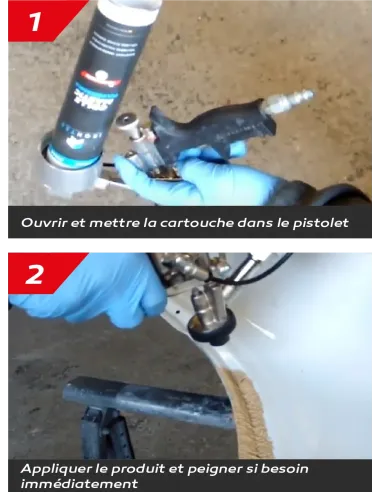 IT121 - MASTIC PULVÉRISABLE - GRIS