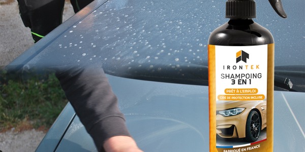 Un seul produit sans eau peut-il vraiment laver et faire briller votre voiture ?