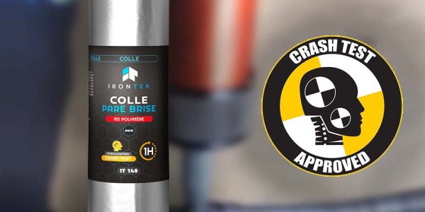 Colle pare-brise IT140 homologuée crash test – Nouvelle formule MS Polymère | IRONTEK