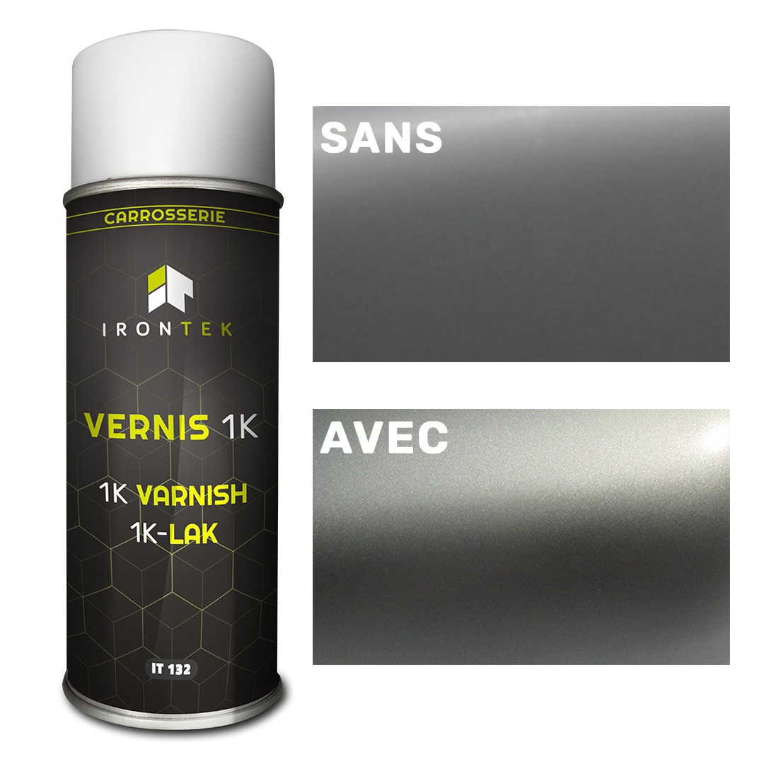 Vernis 1K IRONTEK IT132 – Protection brillante, facile et rapide pour toutes vos peintures