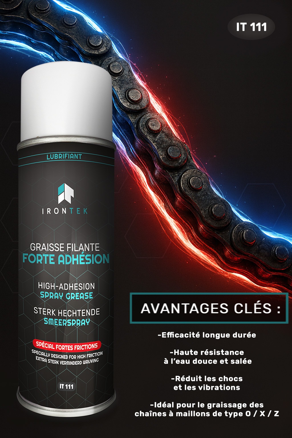 IT111 – Graisse filante forte adhésion