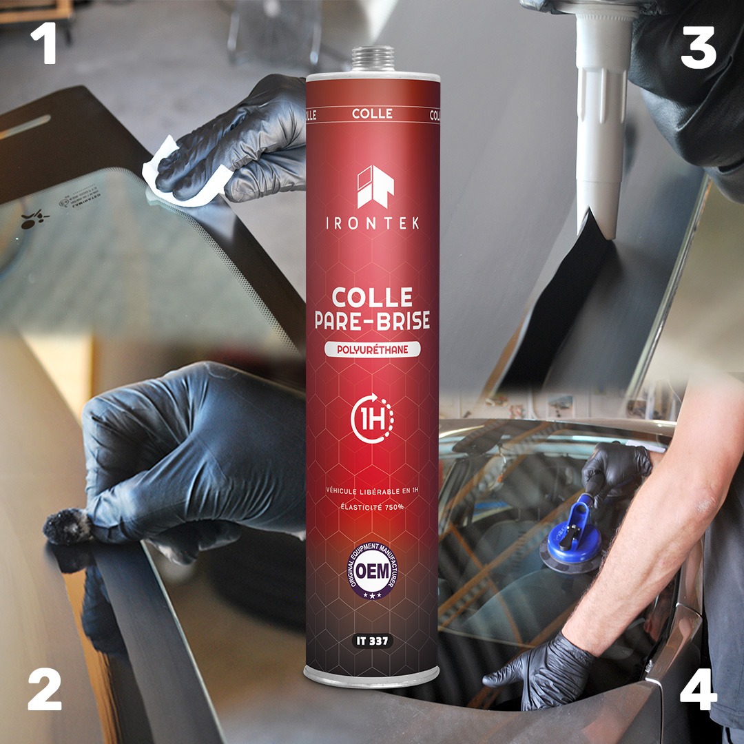 Colle Pare-Brise IRONTEK IT337 : performance, sécurité et rapidité en atelier