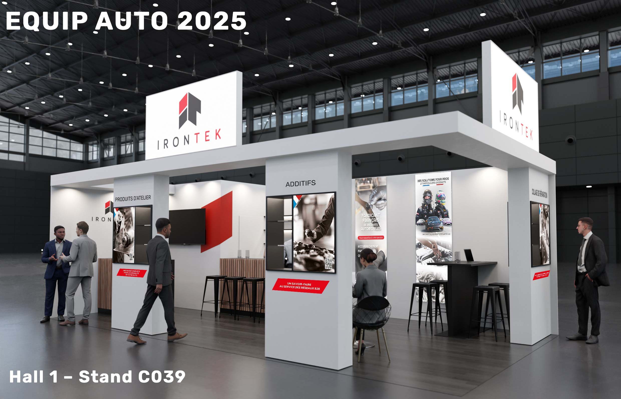 IRONTEK sera présent au salon EQUIP AUTO 2025 – Hall 1, Stand C039