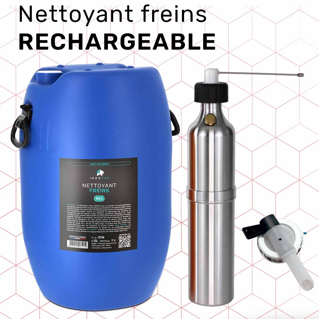 IT294 vs IT295 / 296 / 297 : pourquoi passer au nettoyant freins rechargeable ?