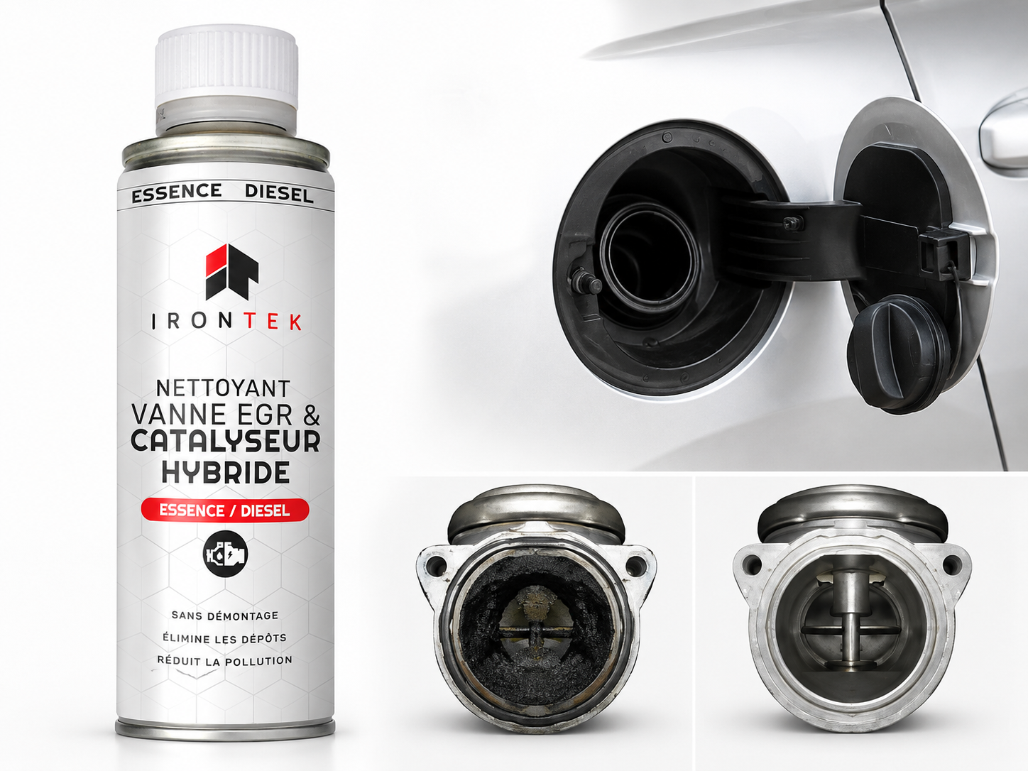 Nettoyant vanne EGR & catalyseur hybride : comment lutter contre l’encrassement des moteurs essence et diesel hybrides ?