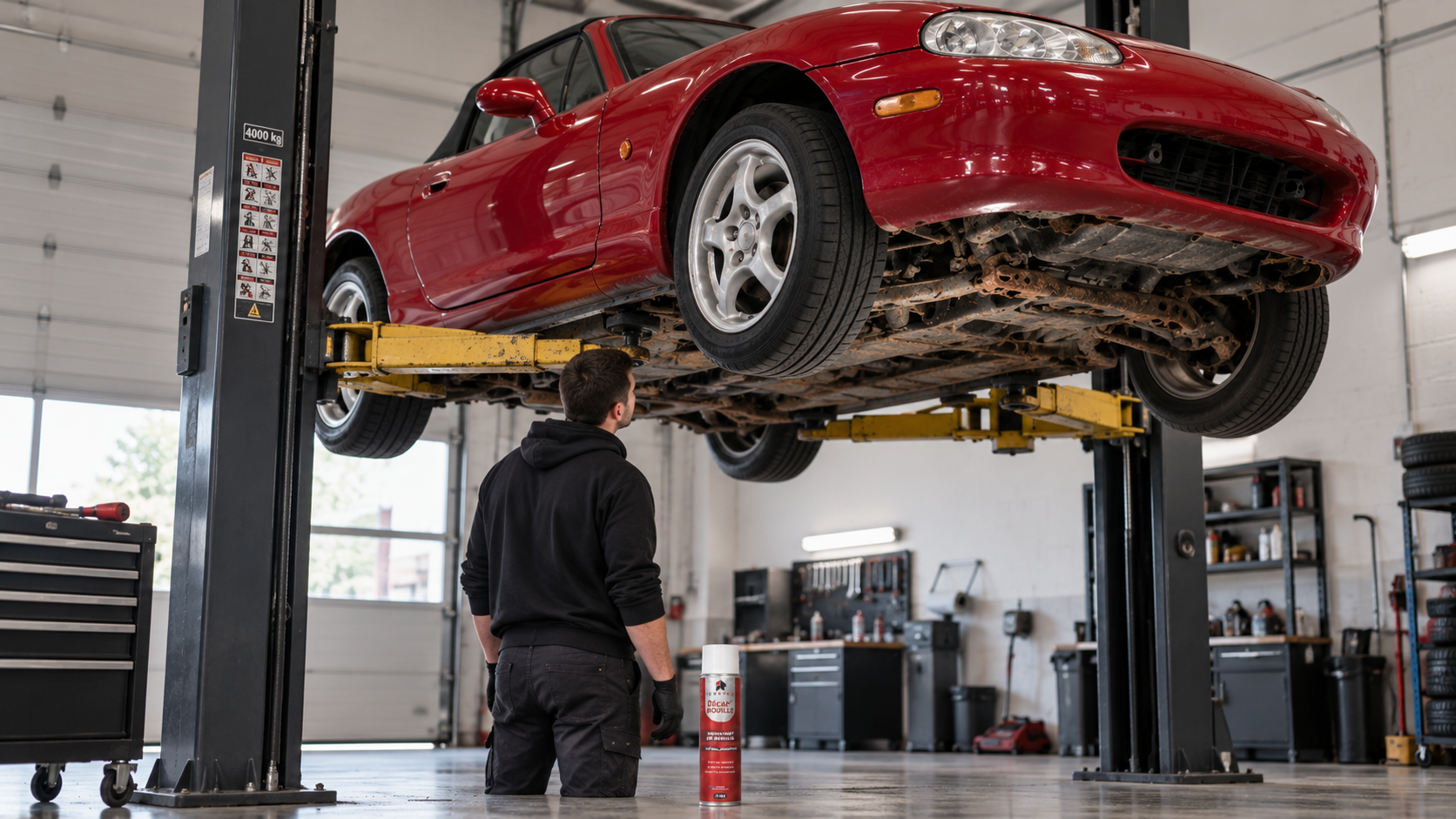 Mazda MX-5 NB rouillée : comment débloquer les boulons grippés du châssis ?